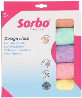 Sorbo Microvezeldoeken Unicorn 40x40cm verschillende