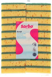Sorbo Schuursponsen - 20 stuks - Zware kwaliteit