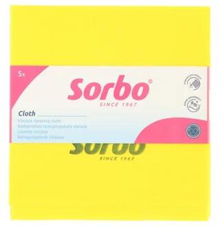 Sorbo Sorbonettes Geel 38x40cm - 5 Stuks