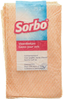 Sorbo vloerdoekjes - 25x stuks - alle vloeren - 24 x 40 cm - schoonmaken