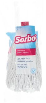Sorbo Vloermop - 125 gram - Katoen - Rode sluiting