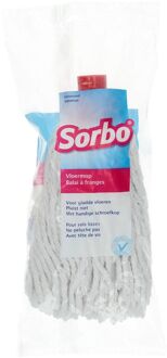 Sorbo Vloermop - 125 gram - Katoen - Rode sluiting