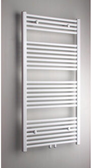 Sorbus r radiator 60x120 n25 490w recht met midden aansluiting wit