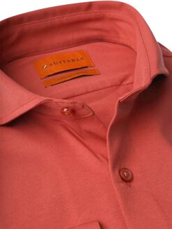 Sorona Overhemd Terra Rood - 38,39,40,41,42,43