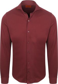 Sorona Overhemd Wine Rood Bordeaux - 38,39,40,41,42