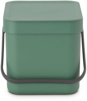 Sort & Go Afvalemmer 6 L - Groen