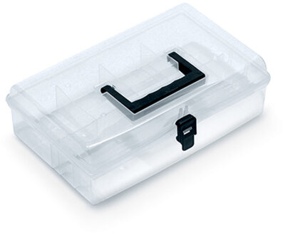 Sorteerbox/vakjes koffer - spijkers/schroeven/kleine spullen - 5 vaks - 29 x 20 x 8.5 cm