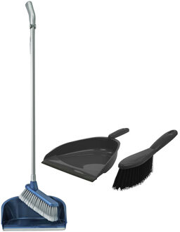 Sorx combieset van 2 soorten stoffer met blik lang en kort