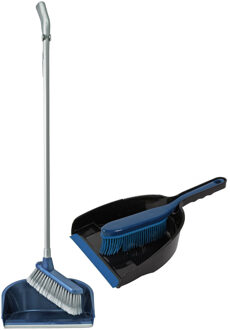 Sorx combieset van 2 soorten stoffer met blik lang en kort