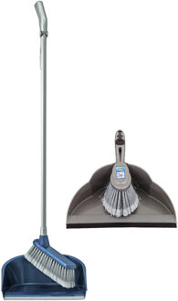 Sorx combieset van 2 soorten stoffer met blik lang en kort