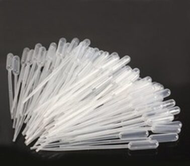 SOSW-100PCS Meetpipetten Dropper Polyethyleen (0.5Ml)