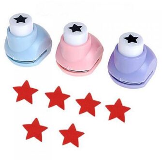 Sosw-Mini Papier Uitsparing Machine (Craft Punch) Scrapbooking-Pentagram Patroon