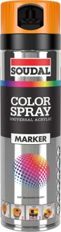 Soudal Color Marker Spray 500 ml | fluo orange - 155571