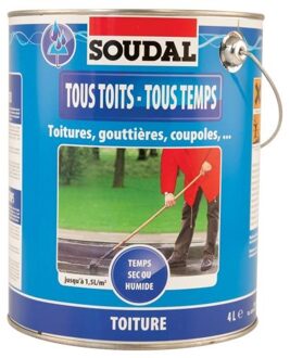 Soudal Dakbedekking Elk Dak Elk Weer Zwart 4l