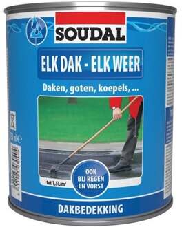Soudal Elk Dak - Elk Weer | Grijs | 750 ml - 101522