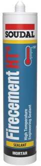 Soudal Firecement HT | Zwart | 300 ml - 108264