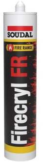 Soudal Firecryl FR | Brandwerende acrylaatkit | Wit | 310 ml - 106329