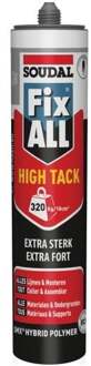 Soudal Fix - All "High-Tack" | Lijmkit | Grijs | 290 ml - 153985