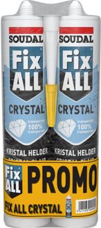 Soudal Lijmkit Fix All Crystal Stuks