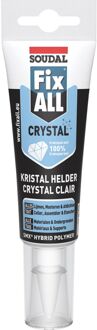 Soudal mastieklijm 'Fix All Crystal' 125 ml