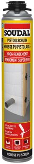Soudal Pu Pistoolschuim Hoog Rendement 750ml