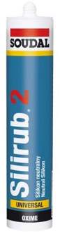 Soudal Silirub 2 | Siliconenkit | Brons | 300 ml - 102423