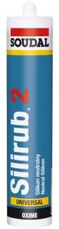 Soudal Silirub 2 | Siliconenkit | Toffee | 300 ml - 103355