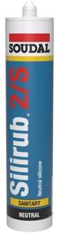 Soudal Silirub 2S | Sanitairkit | Licht Ivoor Ral 1015 | 300 ml - 103734