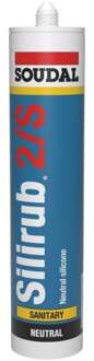 Soudal Silirub 2S Wit   310 Ml - 101989