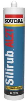 Soudal Silirub AL2T Alcoxy | Siliconenkit | Brons | 300 ml - 120652