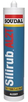 Soudal Silirub AL2T Stone | Siliconenkit | Steenkleur | 300 ml - 120650