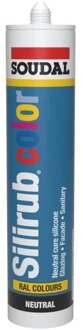 Soudal Silirub Color | Siliconenkit | Alu Grijs Ral 9007 | 300 ml - 111713