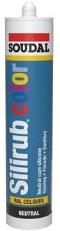 Soudal Silirub Color | Siliconenkit | Mosgroen Ral 6005 | 300 ml - 114104