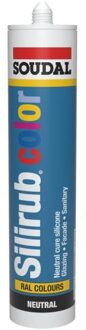 Soudal Silirub Color | Siliconenkit | Paarsrood Ral 3004 | 300 ml - 115681
