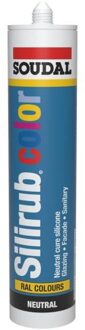 Soudal Silirub Color | Siliconenkit | Wijnrood Ral 3005 | 300 ml - 105828
