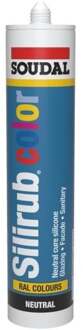 Soudal Silirub Color | Siliconenkit | Zijdegrijs Ral 7044 | 300 ml - 116033