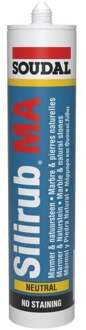 Soudal Silirub MA | Siliconenkit | Natuursteen | 300 ml - 107725