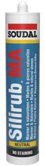 Soudal Silirub MA | Siliconenkit | Travertin | 300 ml - 104547