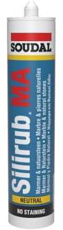 Soudal Silirub MA | Siliconenkit | Wit | 300 ml - 105100