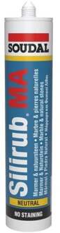 Soudal Silirub MA | Siliconenkit | Zwart | 300 ml - 106252