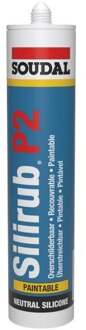 Soudal Silirub P2 | Beglazingskit | Wit Ral 9010 | 600 ml - 116357