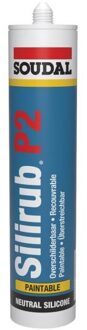 Soudal Silirub P2 grijs 310ml