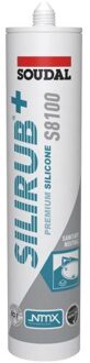 Soudal Silirub+ S8100 Neutraal | Sanitairkit | Caramel | 300 ml - 135721