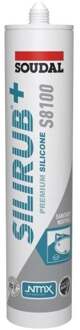 Soudal Silirub+ S8100 Neutraal | Sanitairkit | Kalahari Bruin | 300 ml - 135792