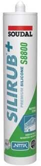 Soudal Silirub+ S8800 | Natuursteen | Siliconenkit | Marmergrijs | 300 ml - 120990