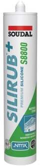 Soudal Silirub+ S8800 | Natuursteen | Siliconenkit | Middengrijs | 300 ml - 120991