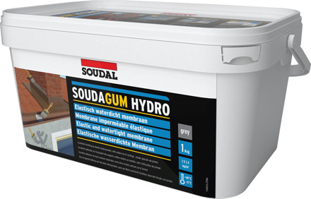 Soudal SOUDAGUM HYDRO GREY | 10 L | Bruin - 131632