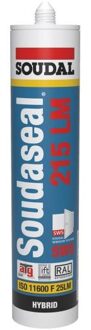 Soudal Soudaseal 215 LM Dilatatie | Gevelkit | Wit | 290 ml - 105022