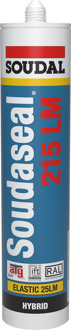 Soudal Soudaseal 215LM | Gevelkit | 290 ml | Betongrijs - 105023