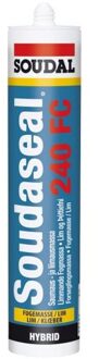 Soudal Soudaseal 240 FC | Lijmkit | Grijs | 290 ml - 105027
